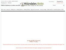 Tablet Screenshot of littlehoundalesknits.com